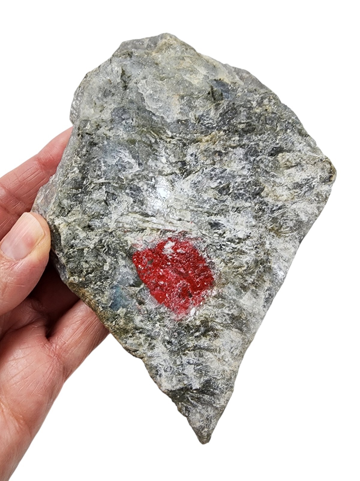 Pink Labradorite Polished Face Madagascar 232 grams