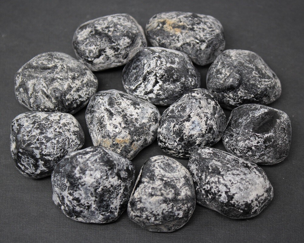 Rough Apache Tears Natural Stones – 10 Piece Lot