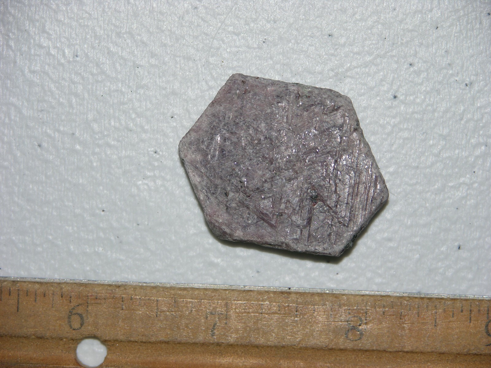 Ruby Recorder Crystal natural red ruby Madagascar 1 1/8 x 1 1/2 inch R38