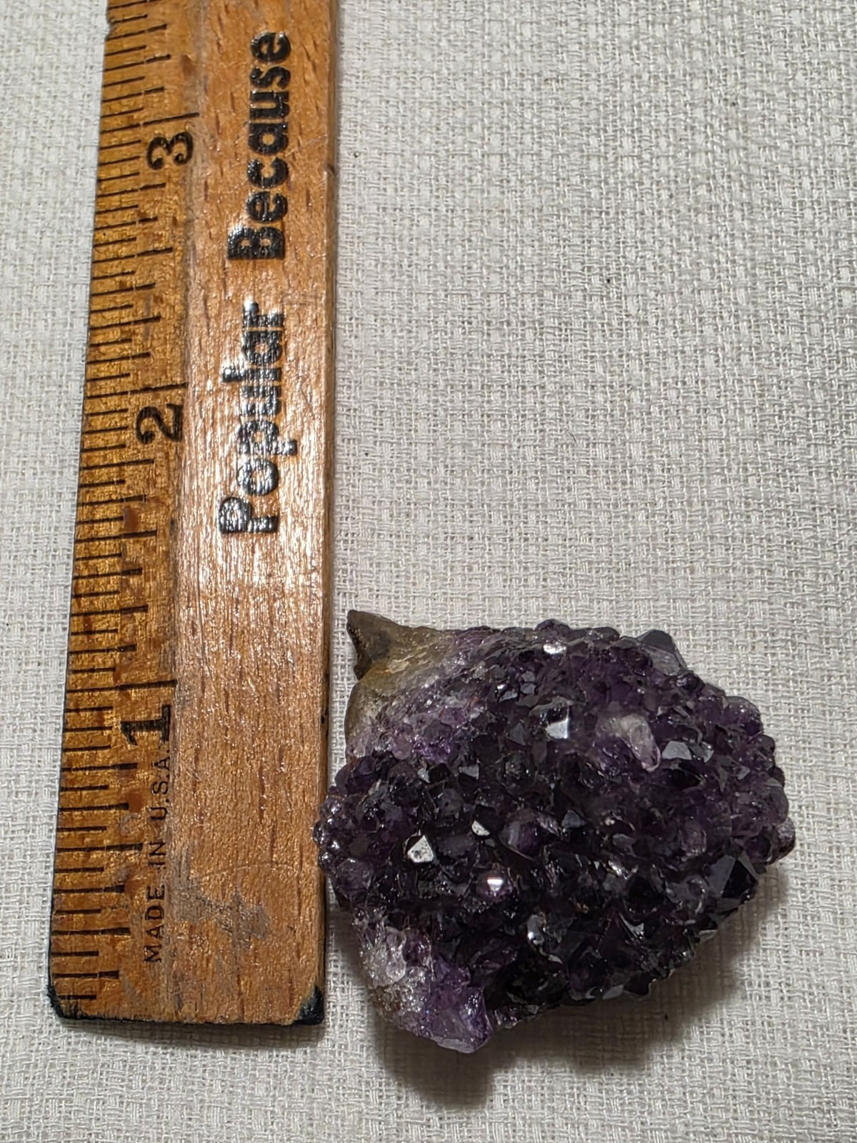 Natural Dark Purple Amethyst Crystal Cluster Druzy Quartz Specimen Geode