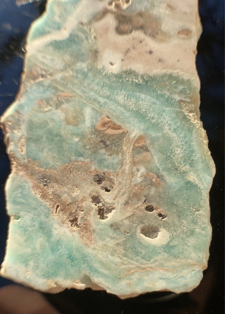 Fantastic, Rare Blue Aragonite / Caribbean Calcite ~ Mineral Specimen /84 Grams!