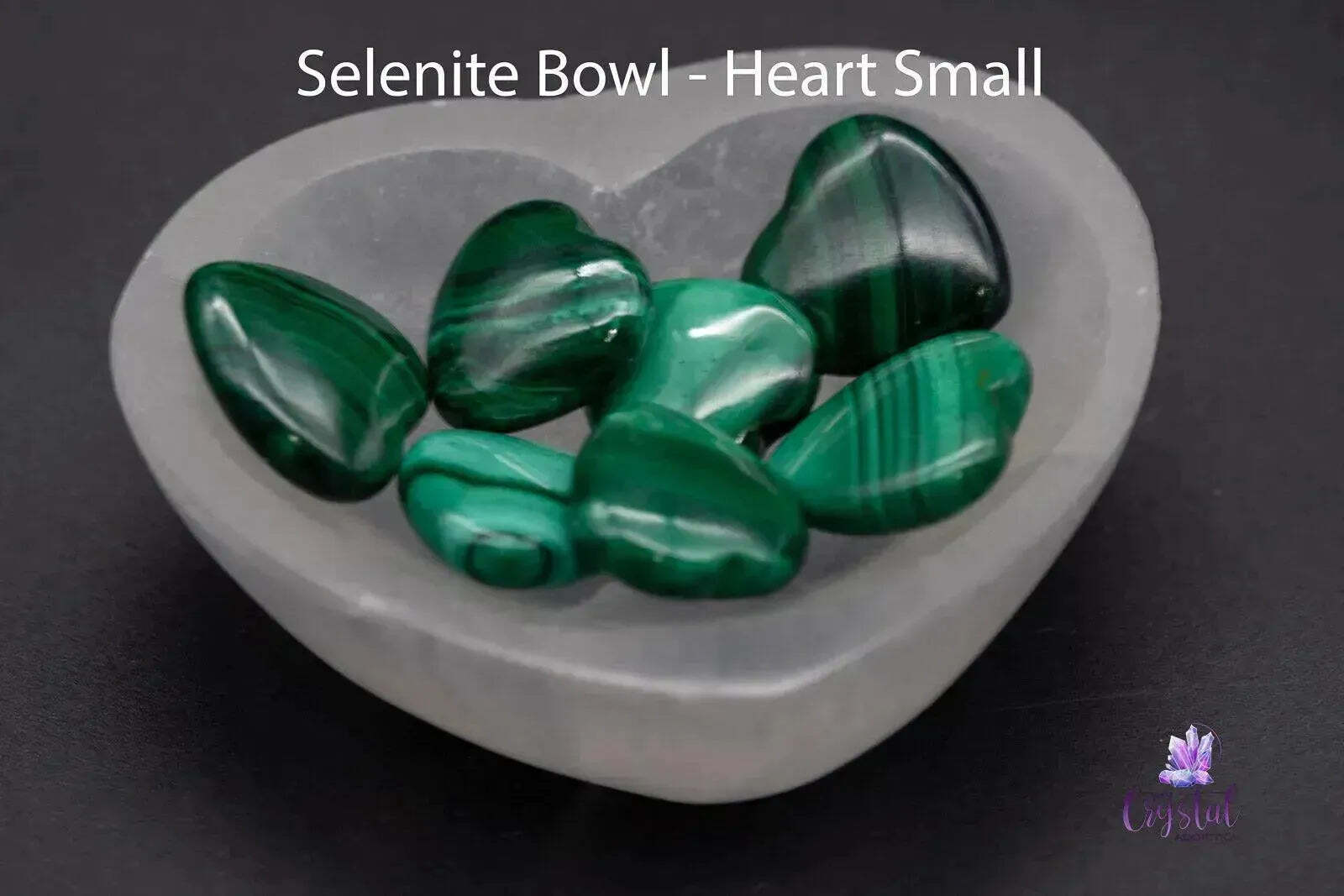 Selenite Heart Bowl 2.2″-4″ – Crystal Energy Dish