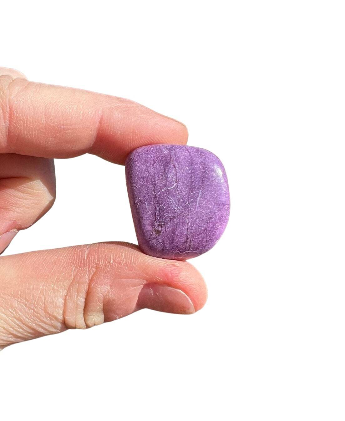 Stichtite Tumbled Stone, Natural Stichtite from Australia