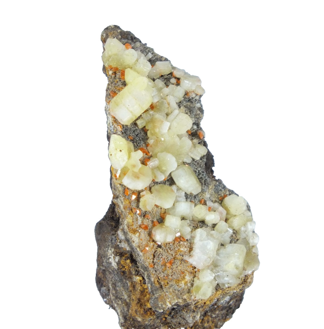 Chrome Cerussite Crystals. Magnet Mine Waratah Tasmania Australia (EA12108)