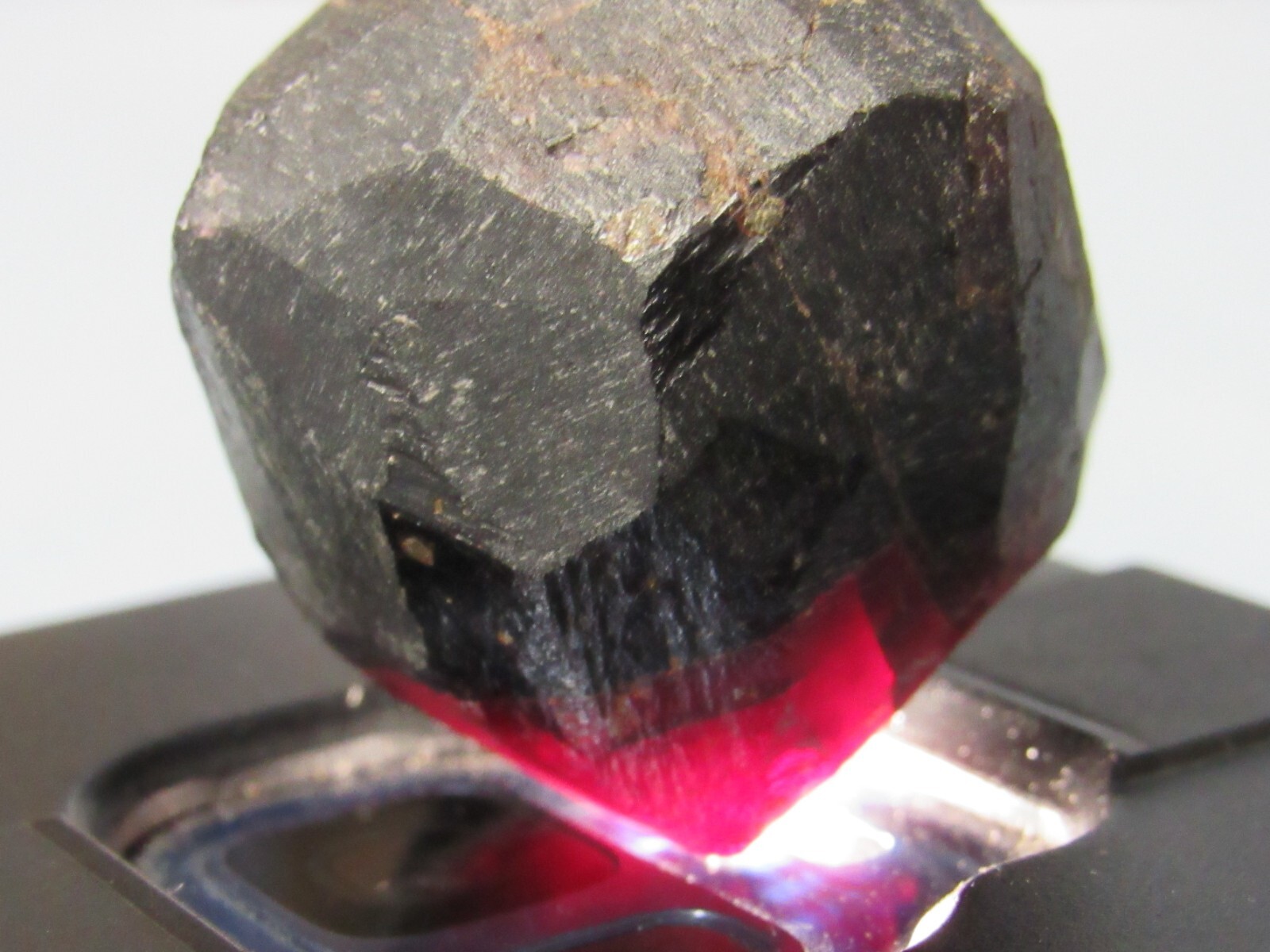 399ct gem quality translucent large natural terminated crystal Red Garnet