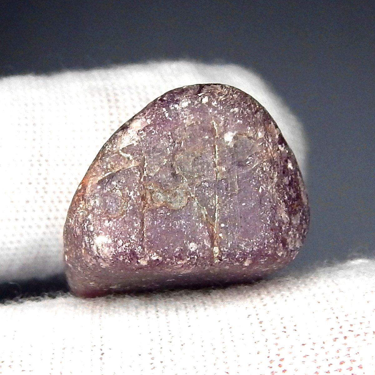 74.7ct Natural Mined Red Ruby Unheated Terminated Rough Column Collector Grade