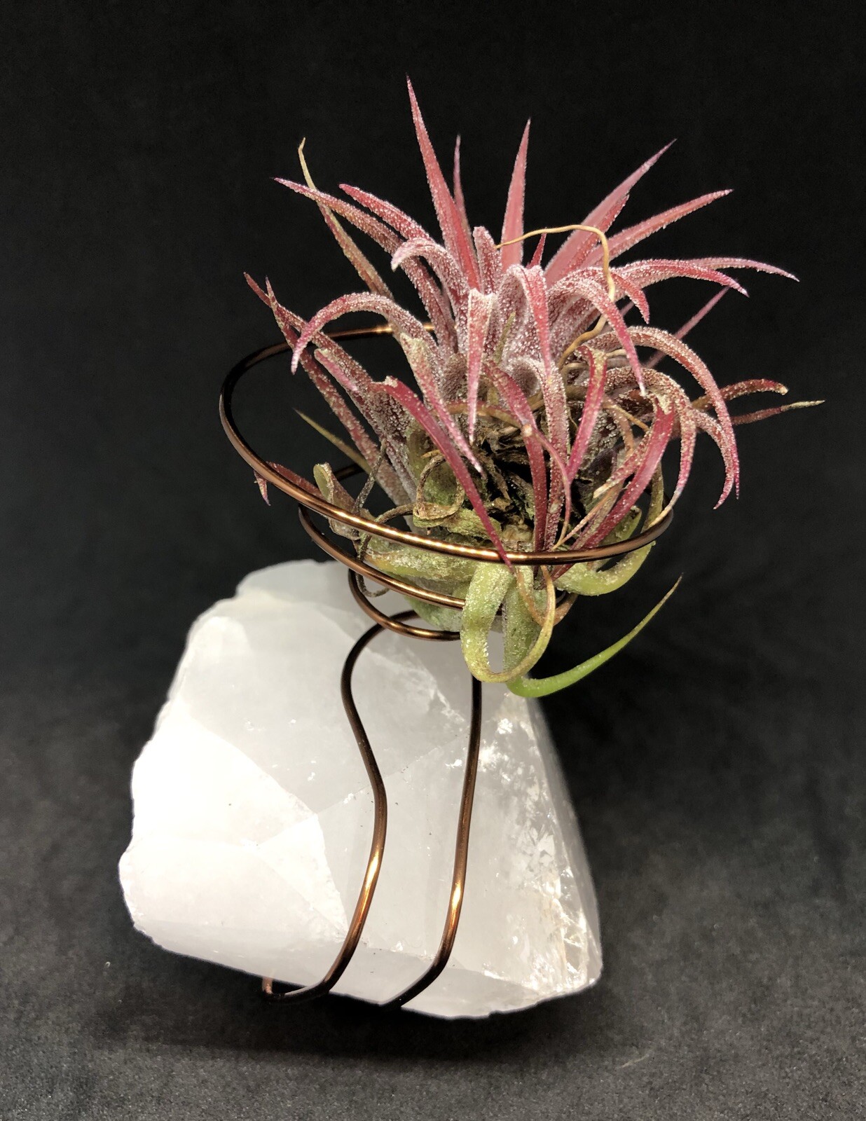 Quartz Crystal Air Planter, 240g, Reiki, Air Purifying Plant