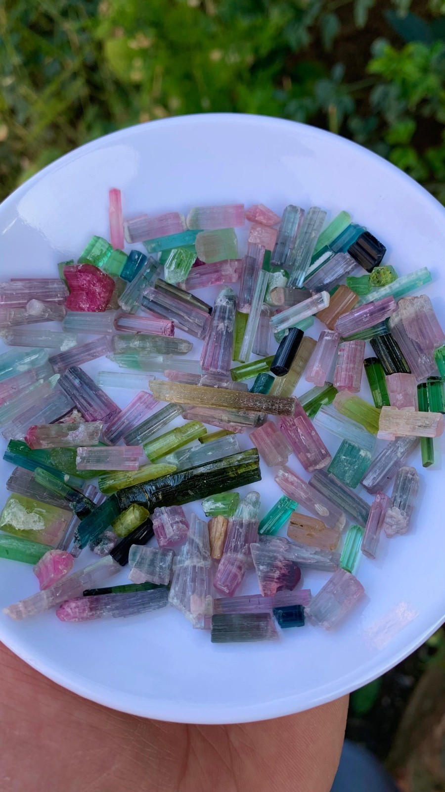 Mix Color Tourmaline Crystal
