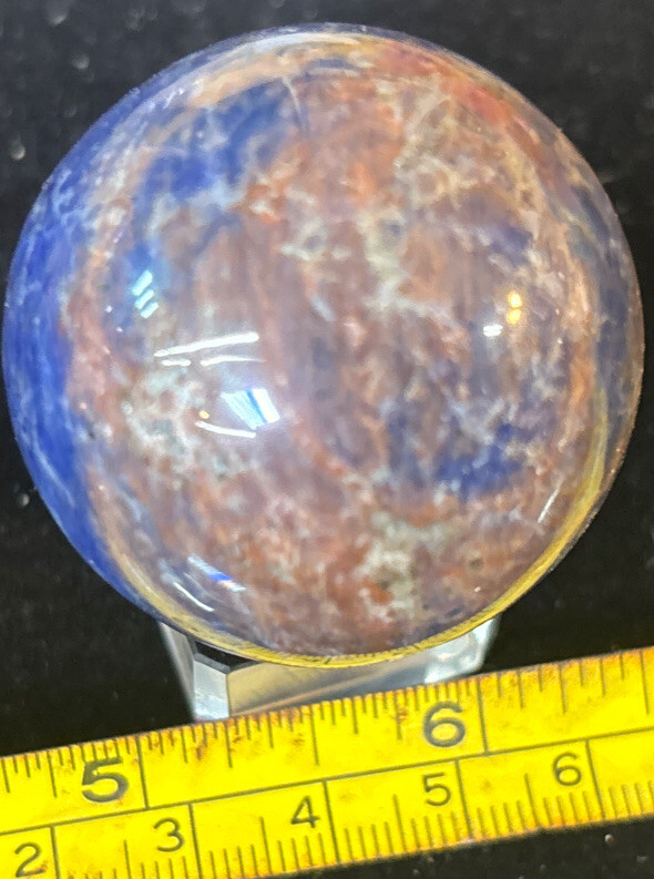 Sodalite 40 mm Sphere With Crystal Stand