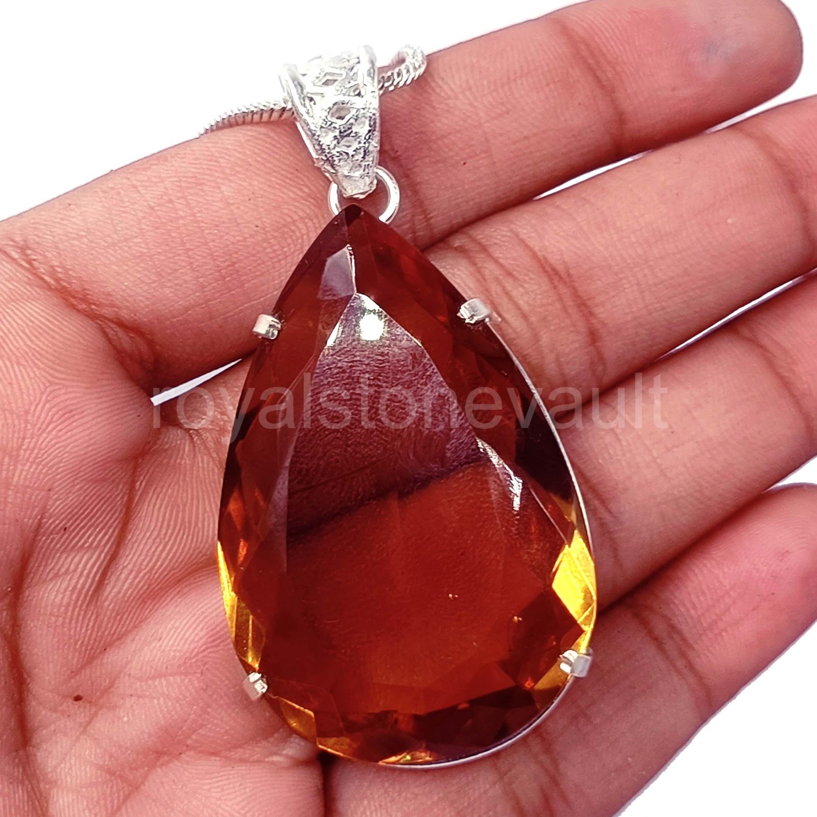 96.35 Ct Natural Color Change Alexandrite Pear Shape Pendant IGL Loose Gems 6YNY