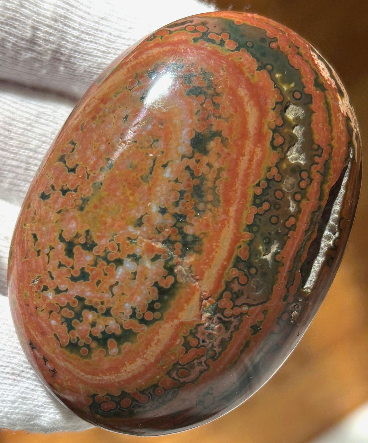 USA SALE 177g LOT OCEAN JASPER OJ PALMSTONES PALM STONE STONES PALMSTONE VIBRANT