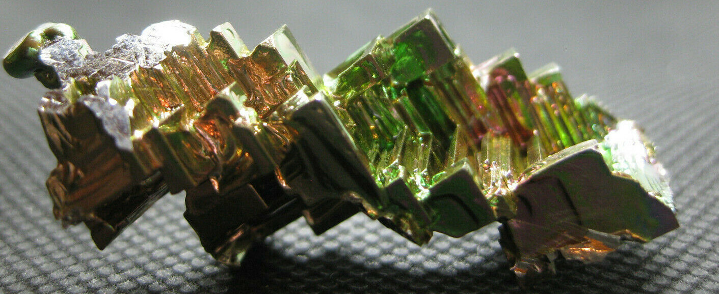 3 Pieces Bismuth Crystal Specimens Rainbow Colors 46 Grams Gemstone Mineral #603