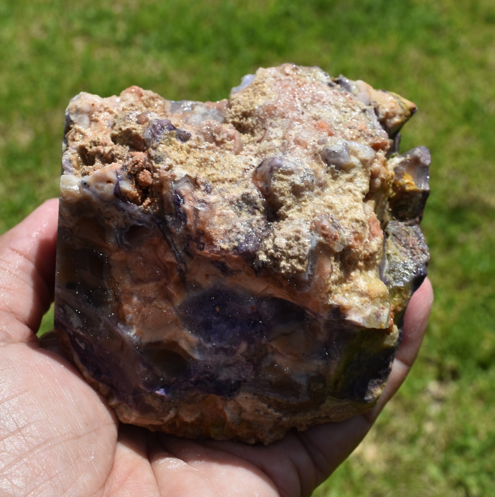 1.02 LB OPALIZED TIFFANY STONE ROUGH, Bertrandite, FLUORITE (POU)