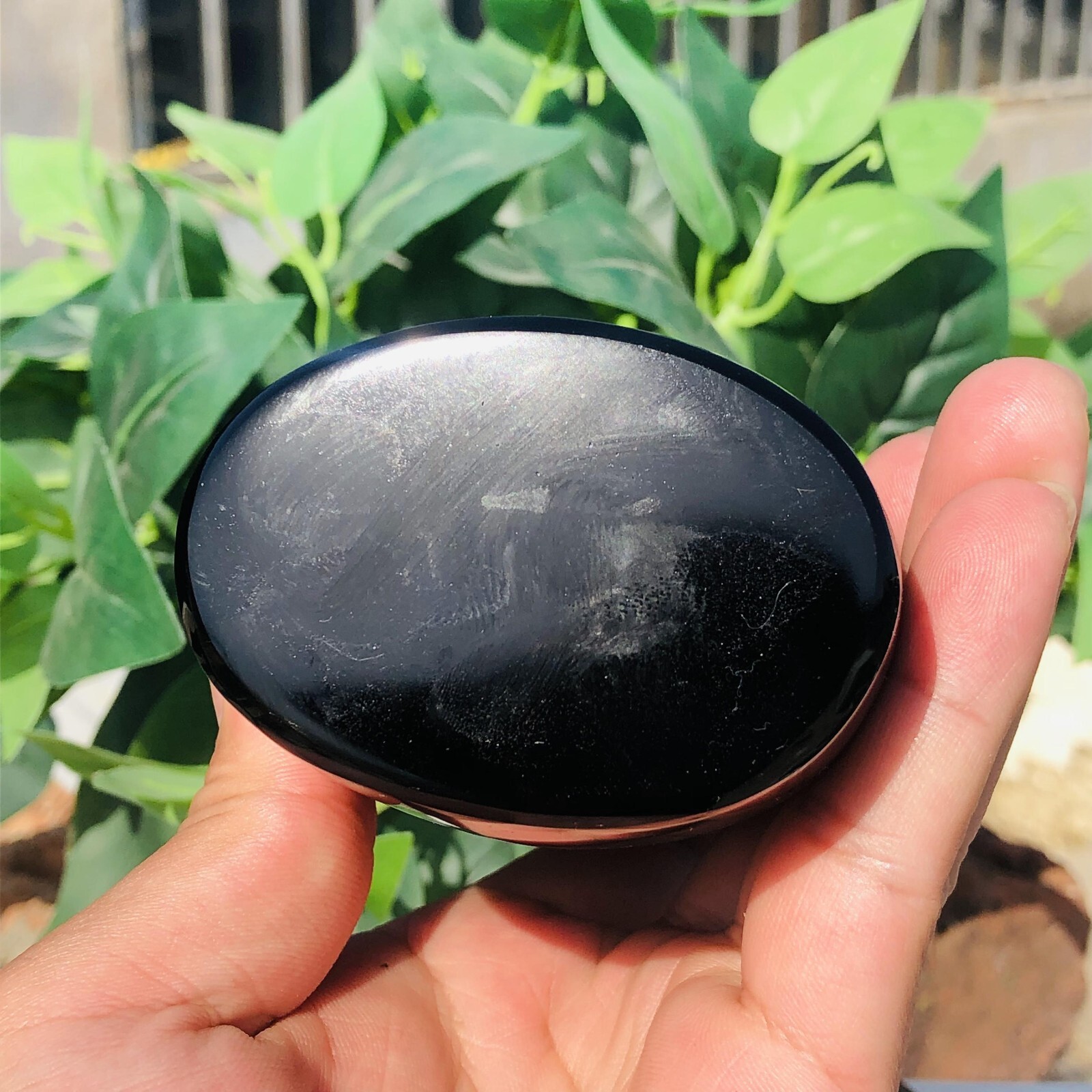 1.8lb Natural Standing Silver Obsidian Quartz Crystal Witch Mineral Meditation