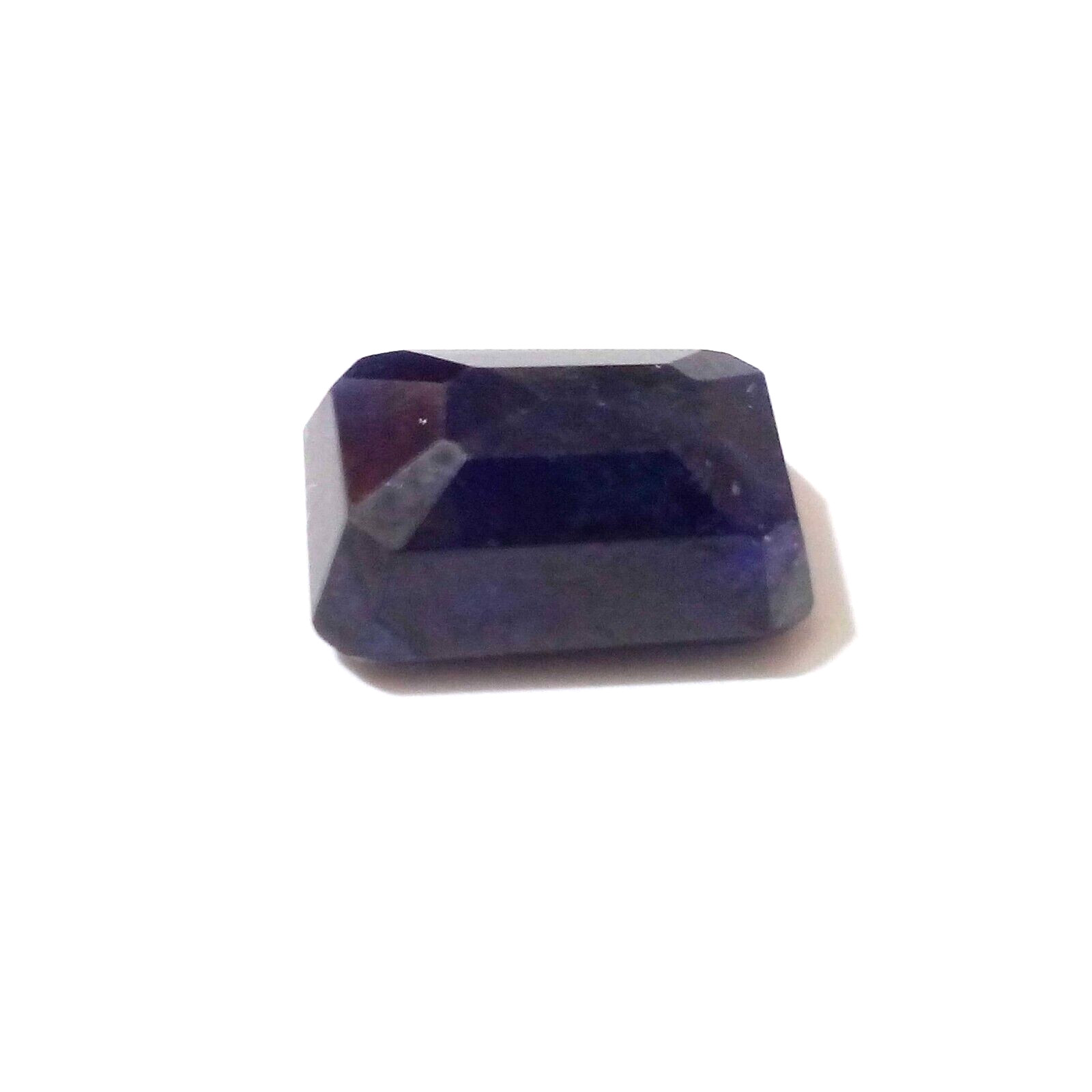 Gorgeous Rare Blue Sapphire Faceted Emerald Shape 5 Crt Sapphire Loose Gemstone