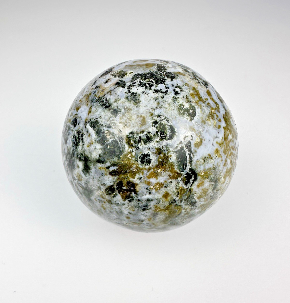 Ocean Jasper Sphere – Polished 320 grams/11. oz – New
