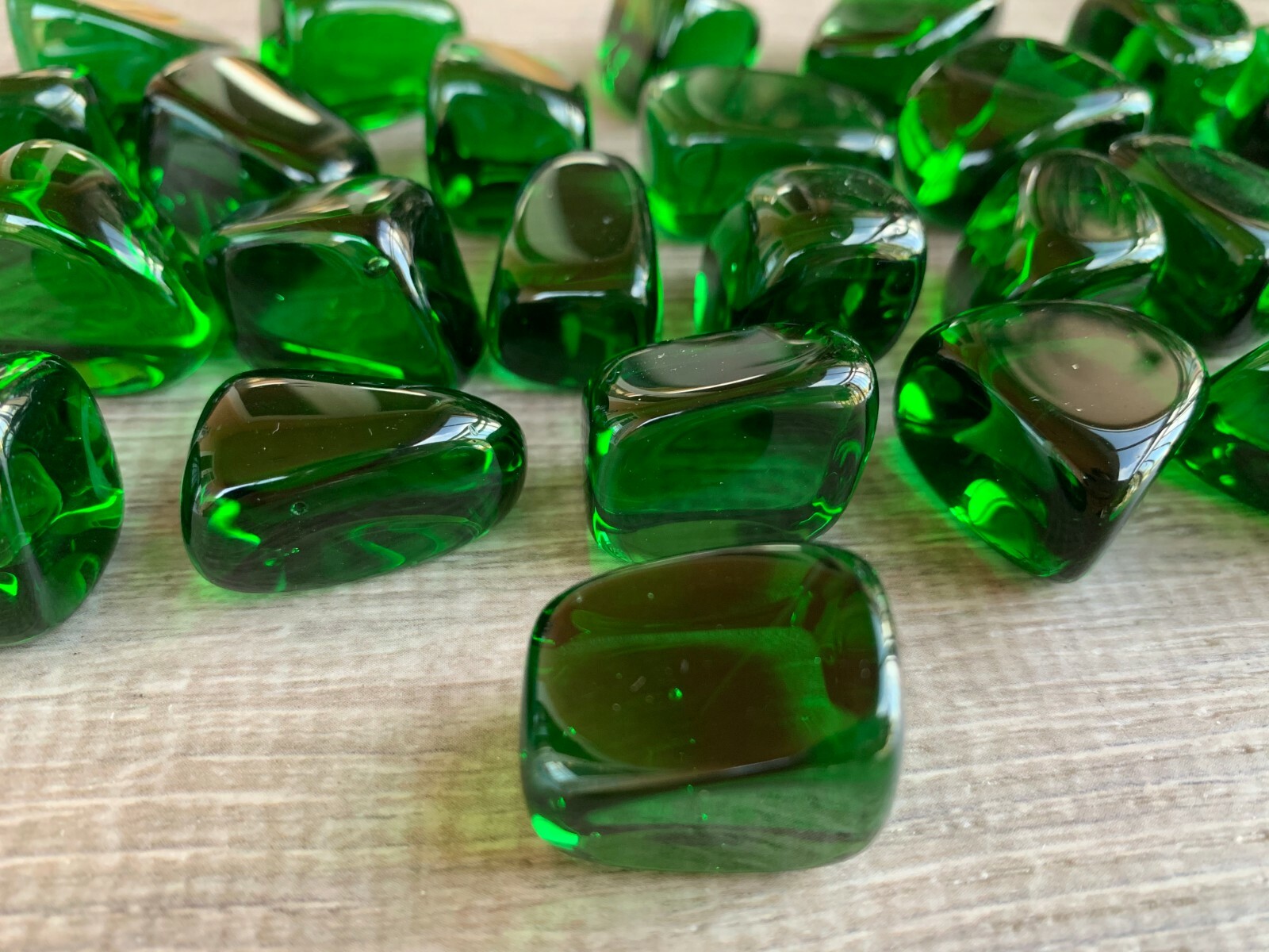 Blue Aqua Obsidian, Green Obsidian & Yellow Obsidian Tumbled Stone, Pick a Color