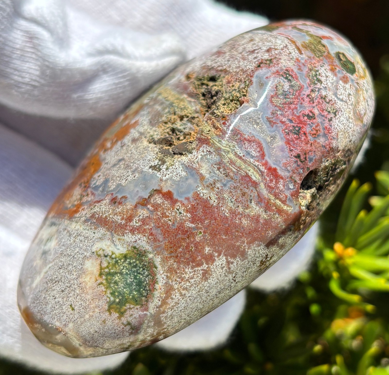 USA SALE 242g LOT OCEAN JASPER OJ PALMSTONES PALM STONES Palm Stone