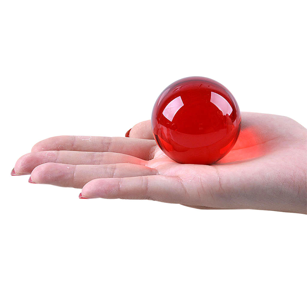 LONGWIN 50mm Quartz Crystal Ball Sphere Healing Crystals Photo Props Free Stand