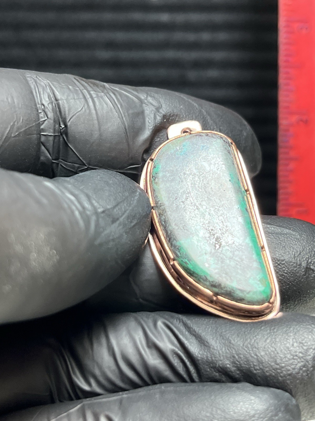 Chryscolla/copper Pendant/J93