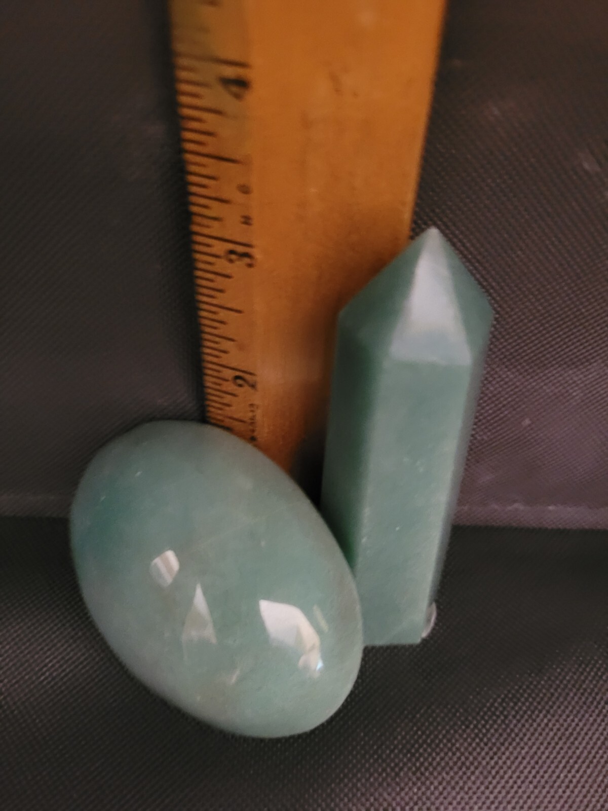 Green Aventurine Crystal Bundle – Palm and Point/Tower/Generator set