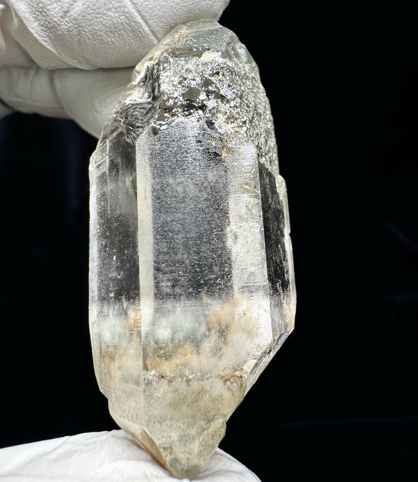“Emerald Mist” Hashupi Himalayan Quartz Double Terminated Green Phantom Crystal