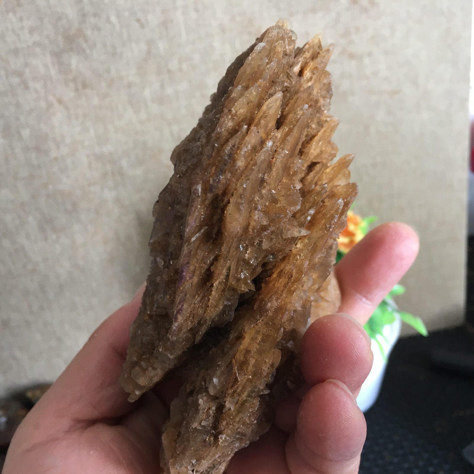 449g Natural Crystal Stone Desert Rose Specimen Decoration B1562