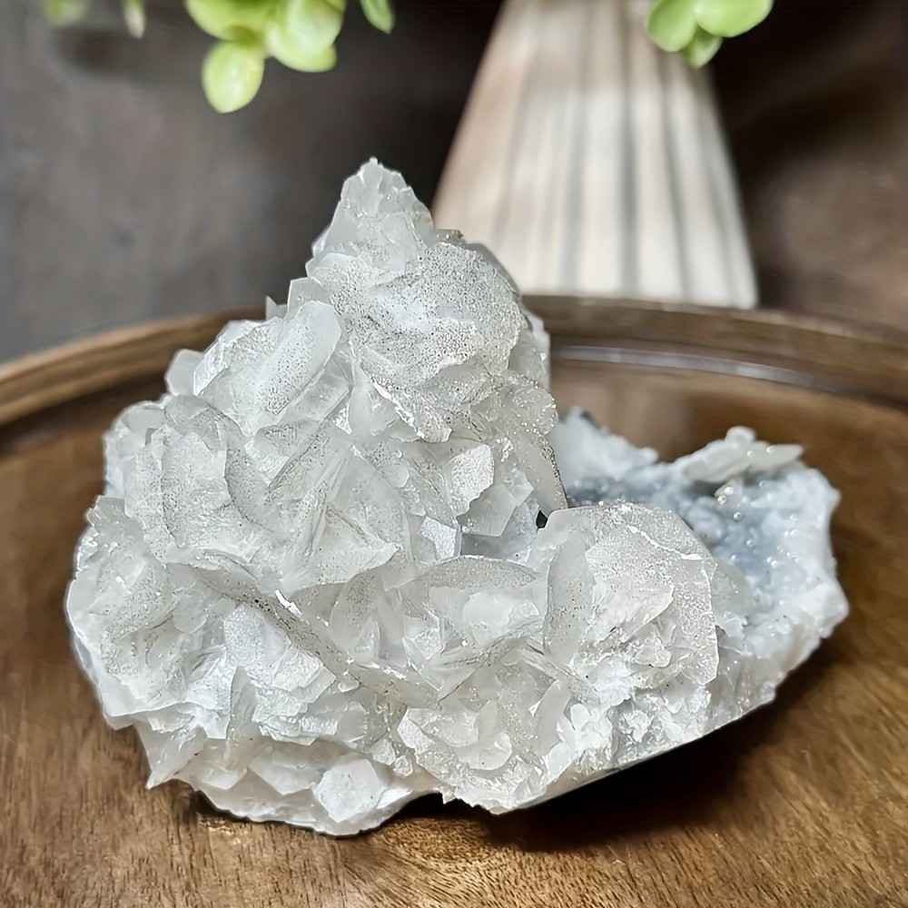 Random White Rose Calcite Mineral Crystal Display Speciman Healing Decor Gift