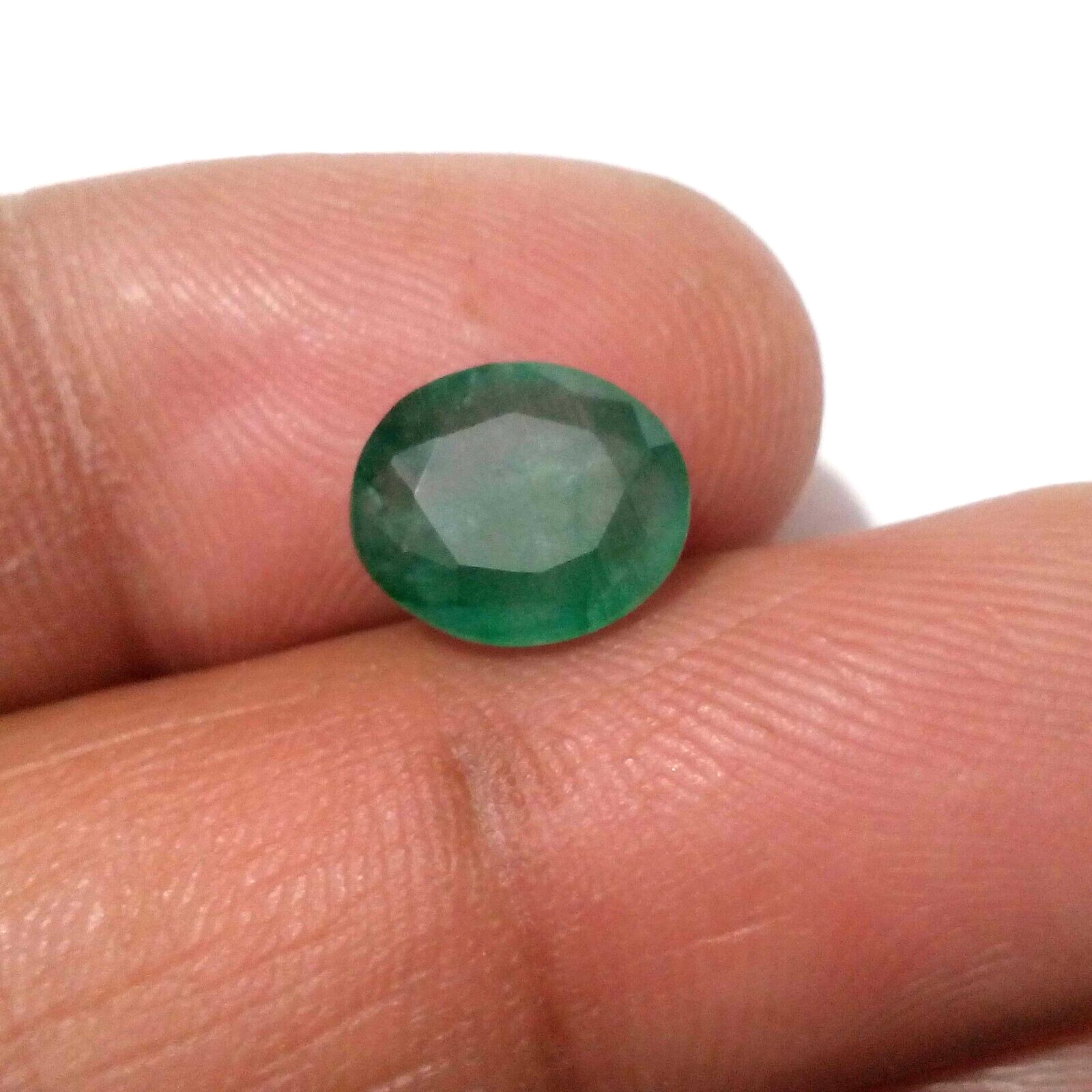 Beautiful Zambian Emerald Oval Shape 3.10 Crt Rare Green Faceted Loose Gemstone