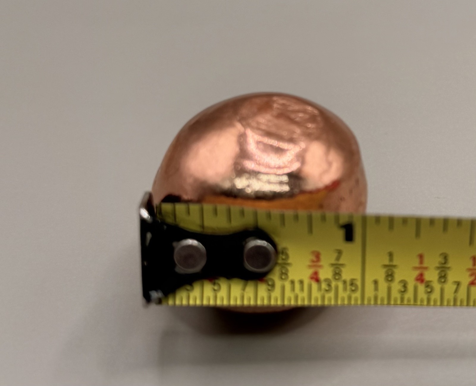 Solid Copper Nugget 3.75oz – 1.5″ Tumbled Metal Energy Conductor Ball