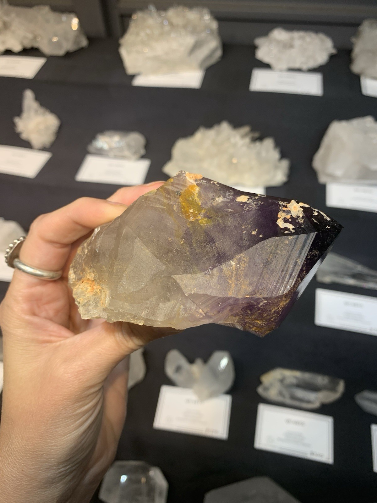 Amethyst Crystal Point from Australia dug by Patrick Gundersen Crystals of AUS