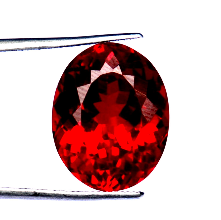 BURMA Pigeon Blood Red Ruby Certified Loose Gemstone Oval Cut 10.45 CT