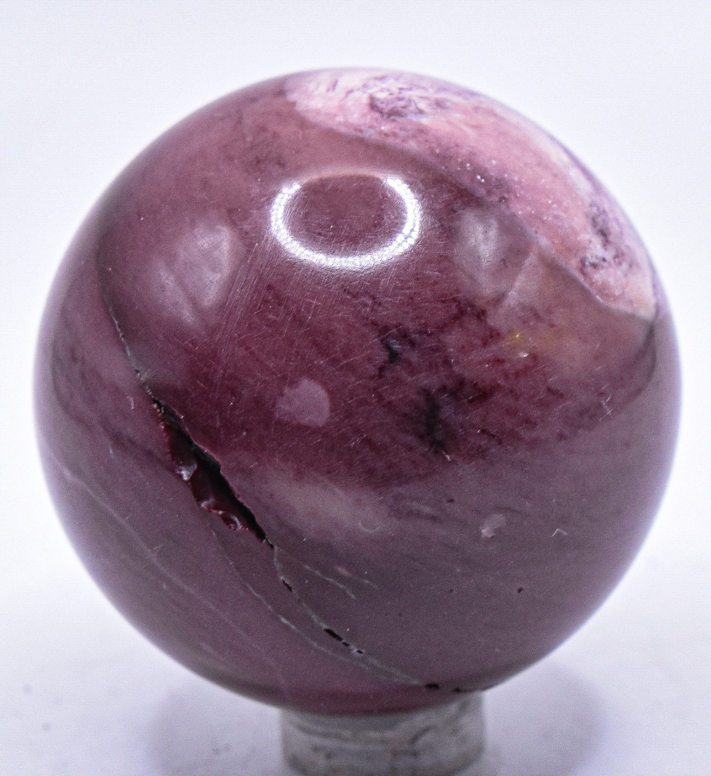 48mm Purple Mookaite Jasper Sphere Polished Gemstone Crystal Mineral – Australia