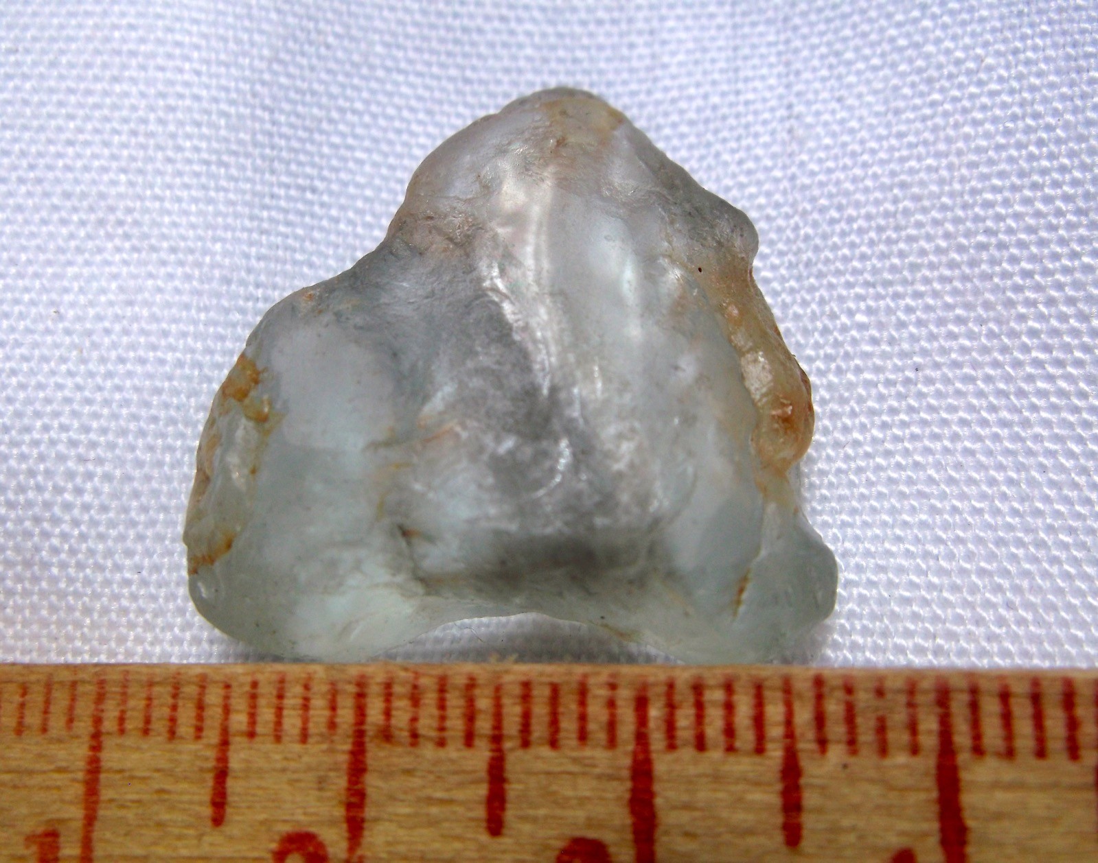 Topaz Non Enhanced Aqua Color Crystal Clear Quality  7.5 Grams 37.7 Carats