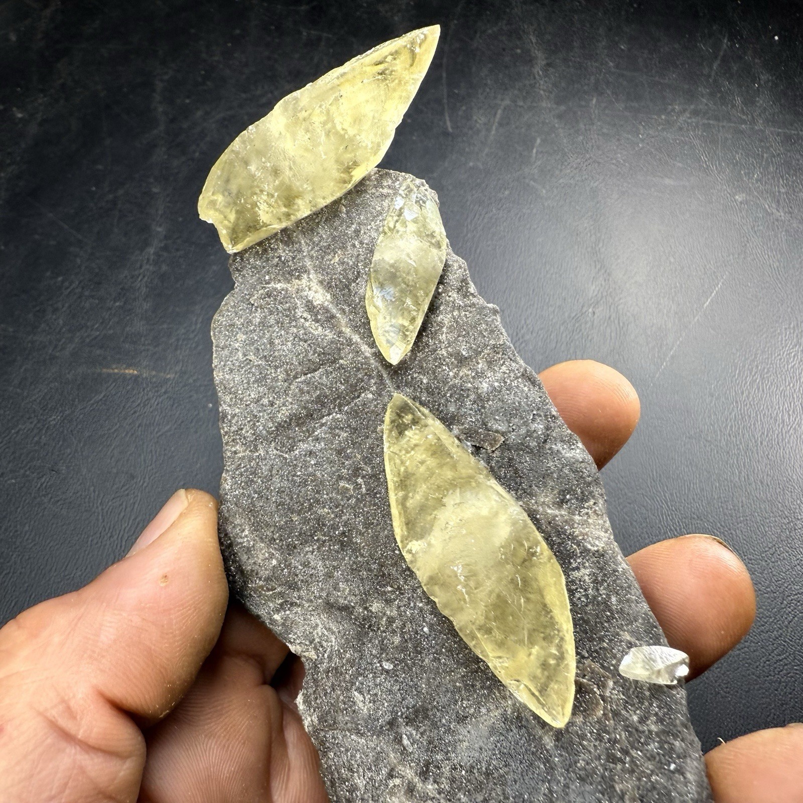 Calcite Crystals with Chalcopyrite Pyrite & Dolomite on Matrix / Missouri