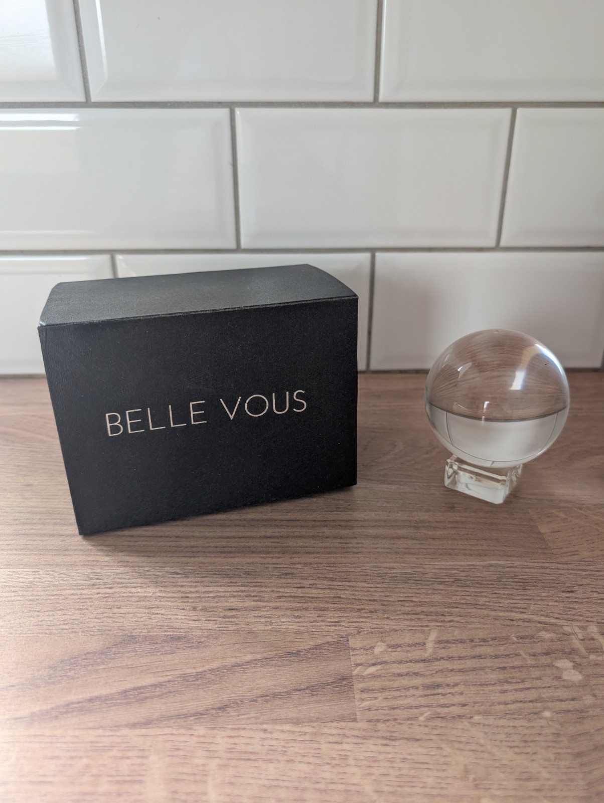 Belle vous K9 crystal ball 80mm – 8cm Photography Ball with Crystal Stand