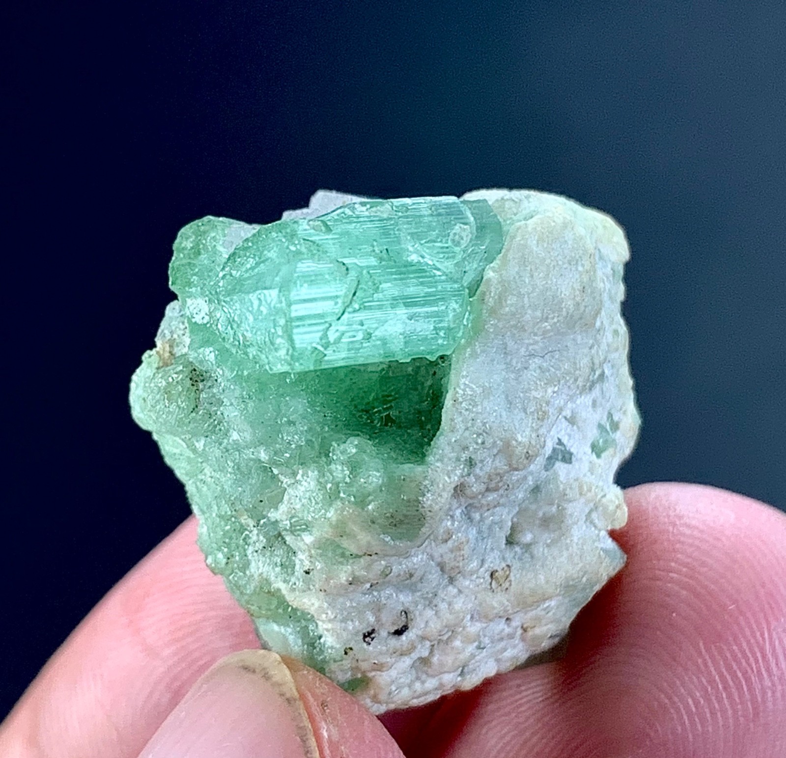 Tourmaline Crystal With Specimen From Afghanistan 60 Carat