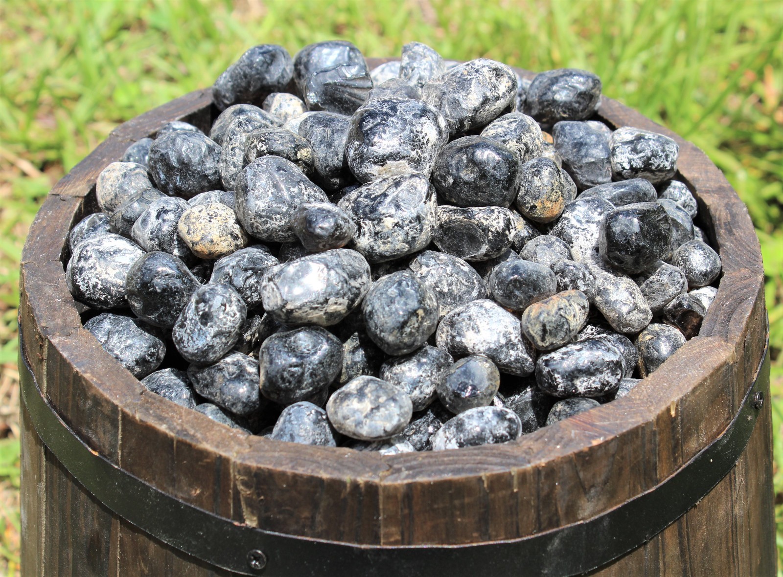 Rough Apache Tears Natural Stones – 10 Piece Lot