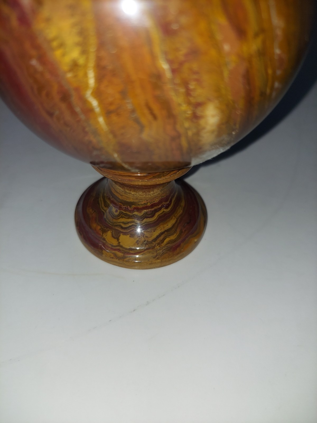 Beautiful natural Ocean Jasper Orbicular Sphere Reiki Crystal Ball.