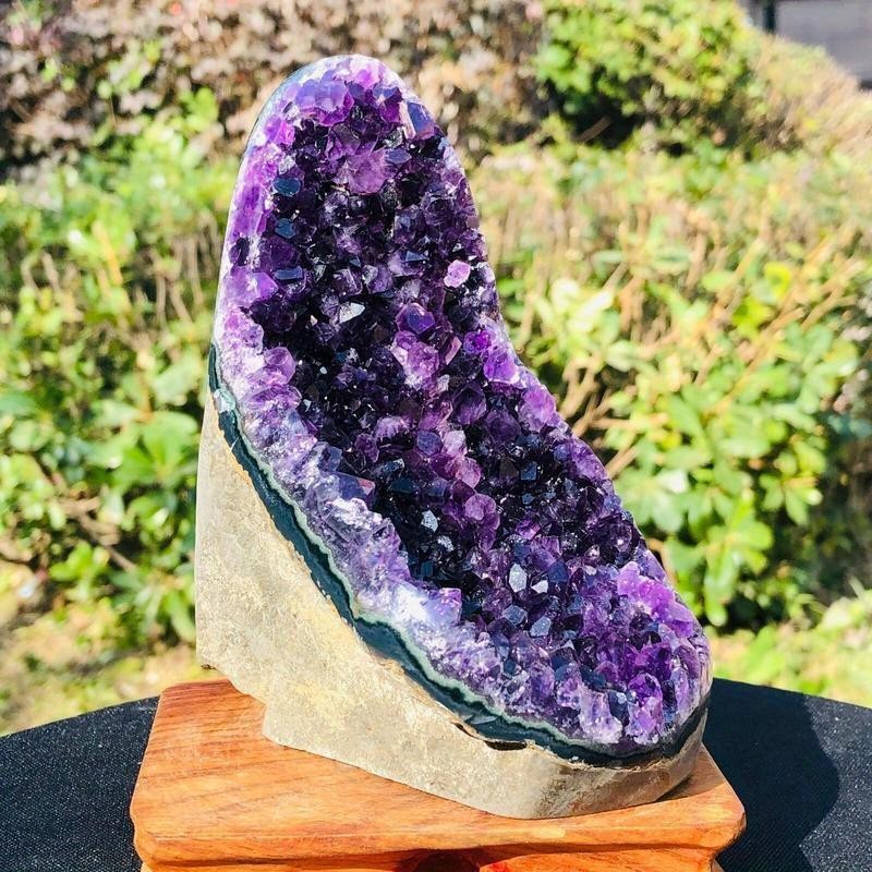 Natural Amethyst Rough Stone Crystal Cluster Gemstone Home Decor Gift