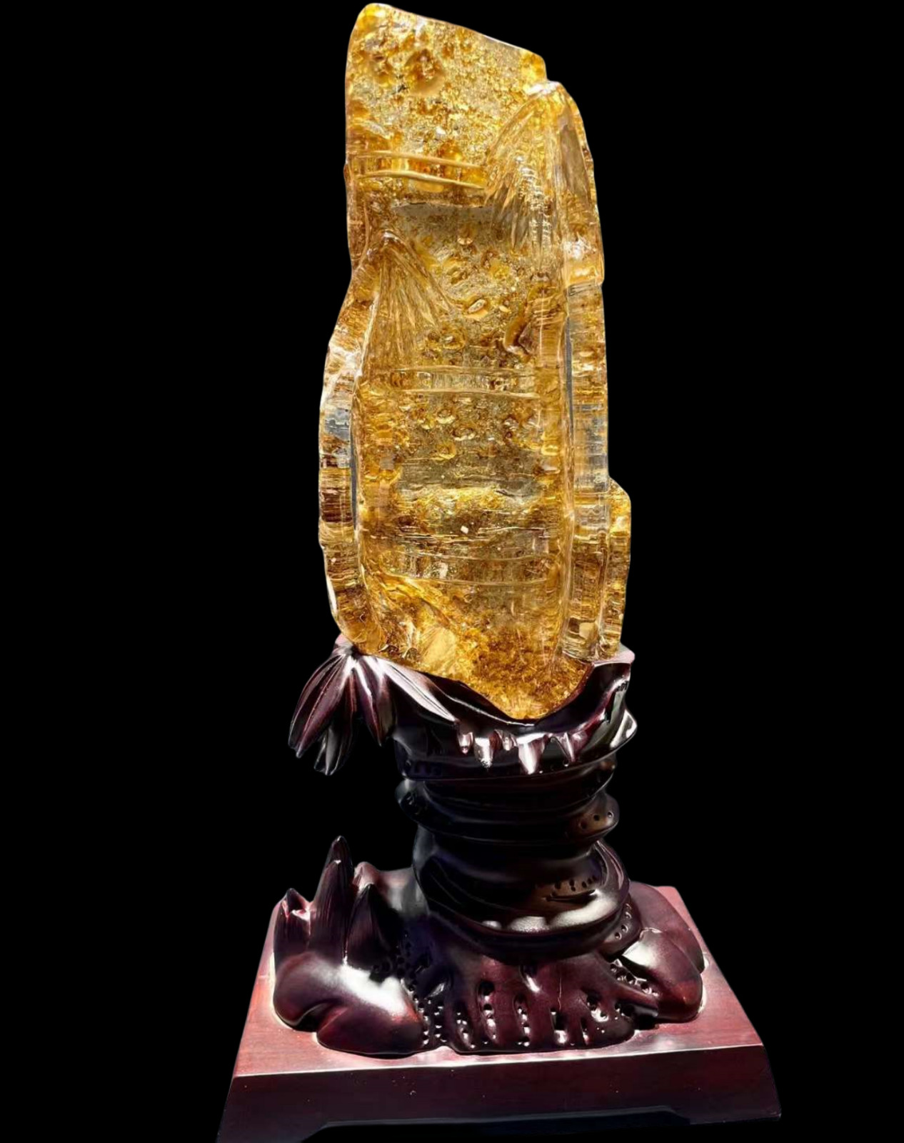 10.5LB Top Natural Fire Quartz bamboo Crystal Cluster Mineral Specimen Reiki