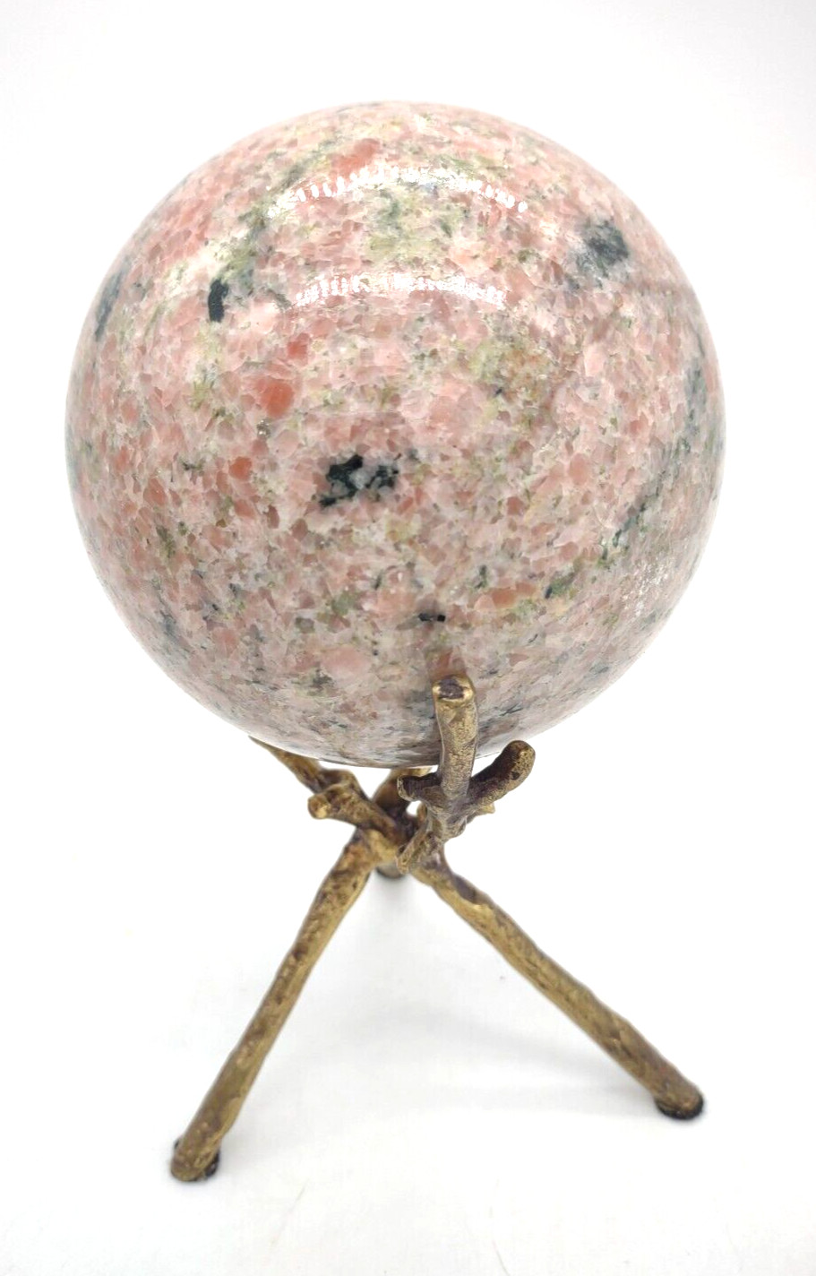 Amethyst Rough Stone Natural Crystal 7-8cm Gemston Sphere Ball with Stand