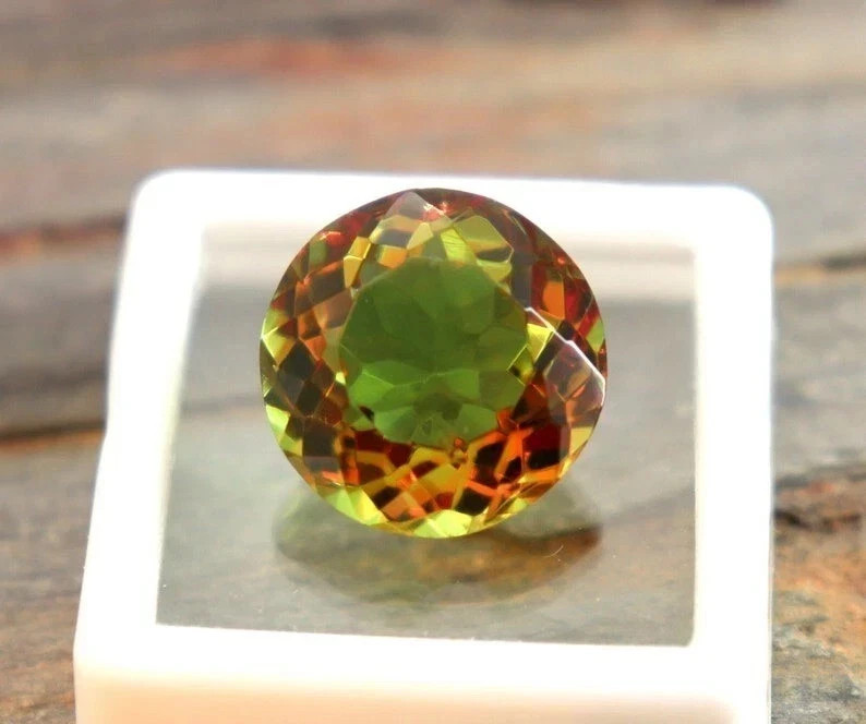 25+ Ct 7 Color Change Zultanite Round Cut Certified Magical Loose Gemstone