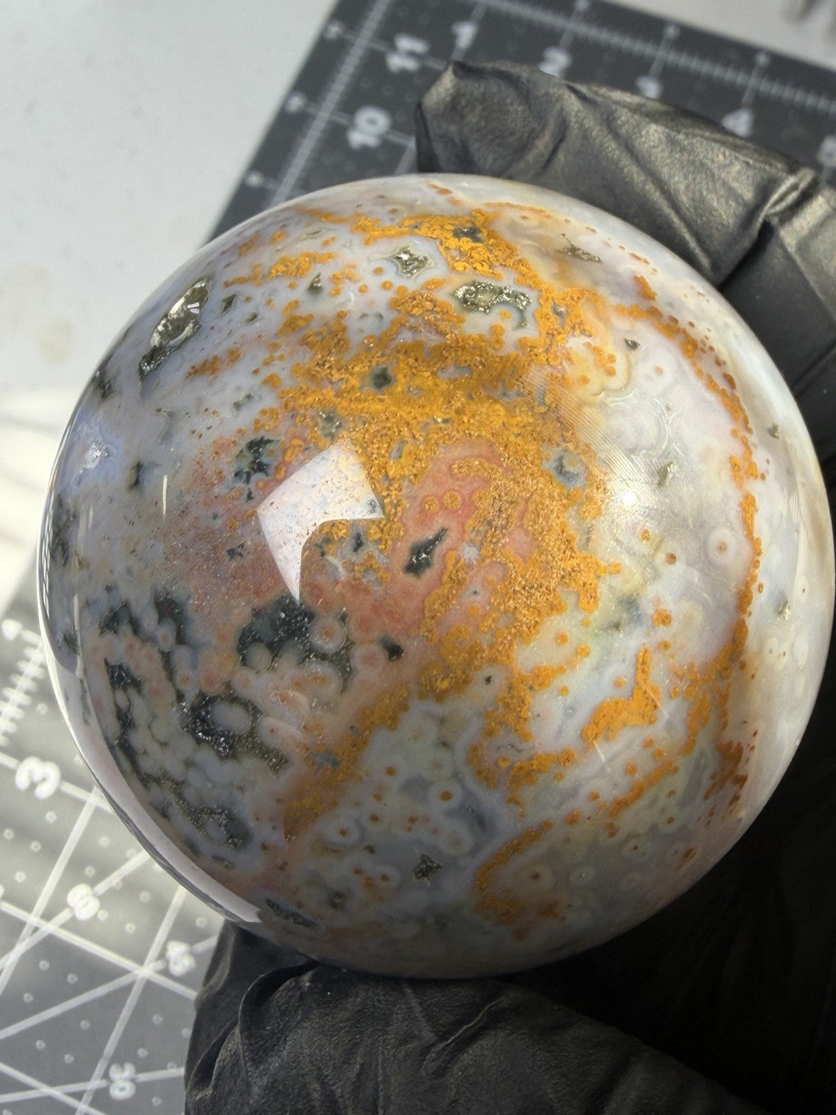 Excellent Ocean Jasper Sphere Orbs Orbicular
