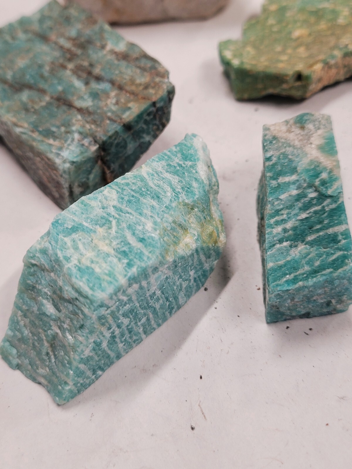Natural Raw Orthoclase Feldspar Specimen – Green & Grey Rock-Forming Mineral