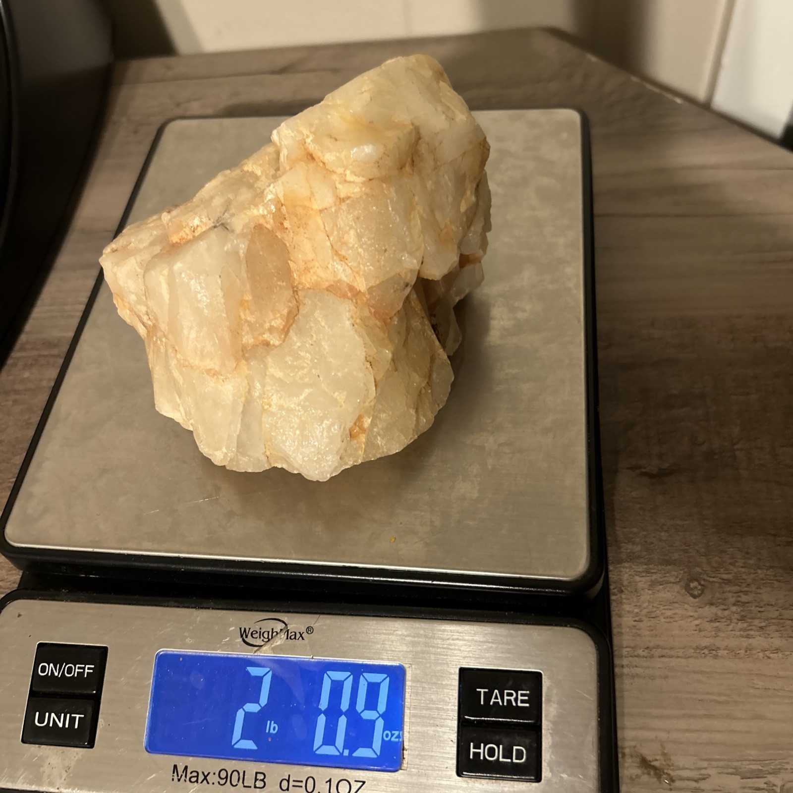 Raw Milky Quartz Rock 4 Inch 2 Lb Stone Crystal Healing W Bonus Stone A13
