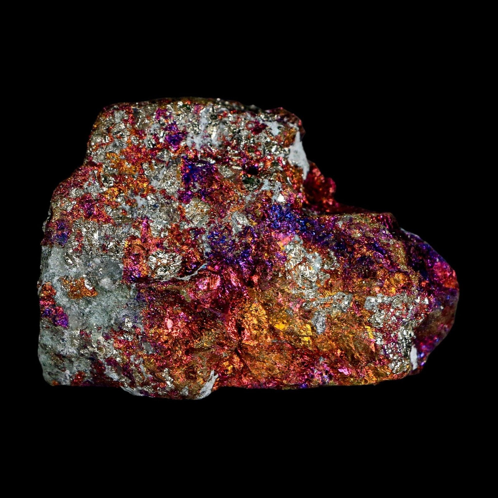 2.4″ Chalcopyrite Bornite Brilliant Multicolored Peacock Ore Chihuahua Mexico