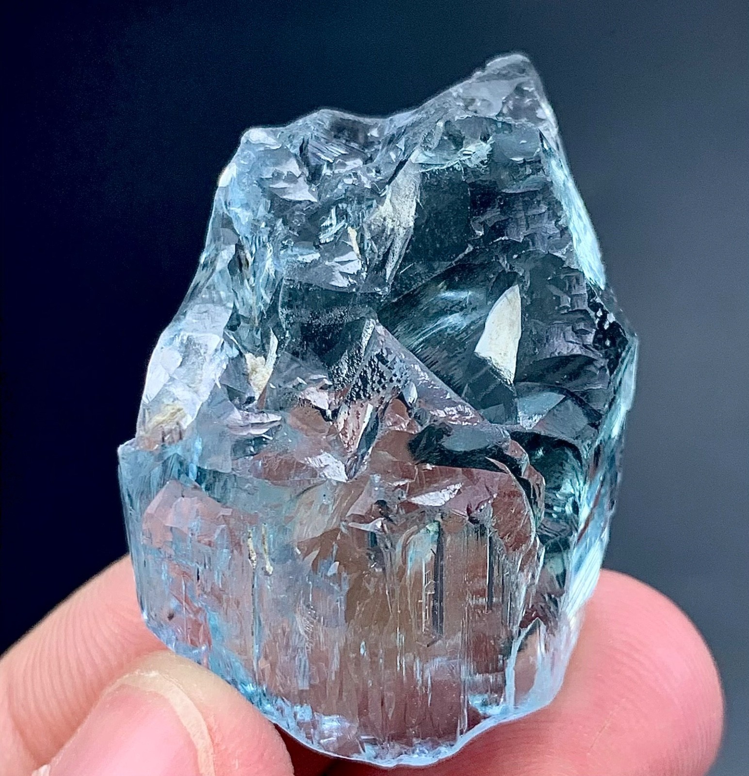 87 Carat Natural Kunzite Crystal Specimen From Afghanistan