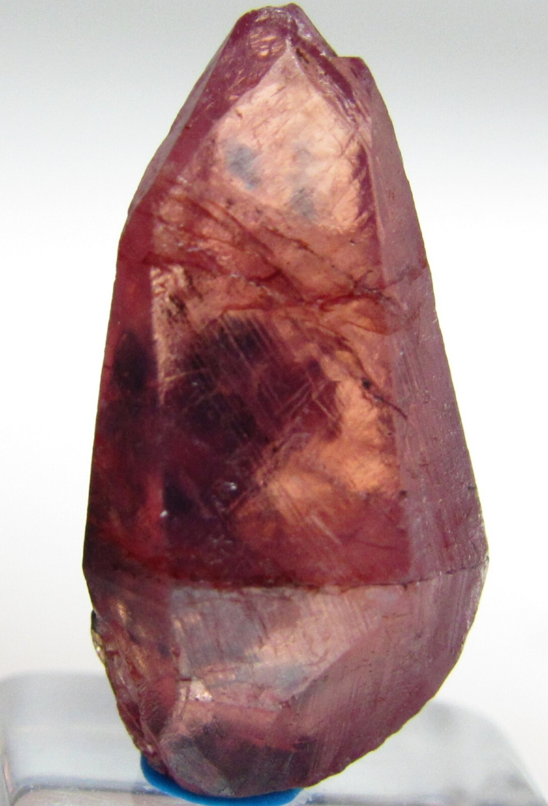 EXTRAVAGANT FINE DOUBLE TERMINATED GEM CLEAR RUBY CRYSTAL!!! WINZA TANZANIA