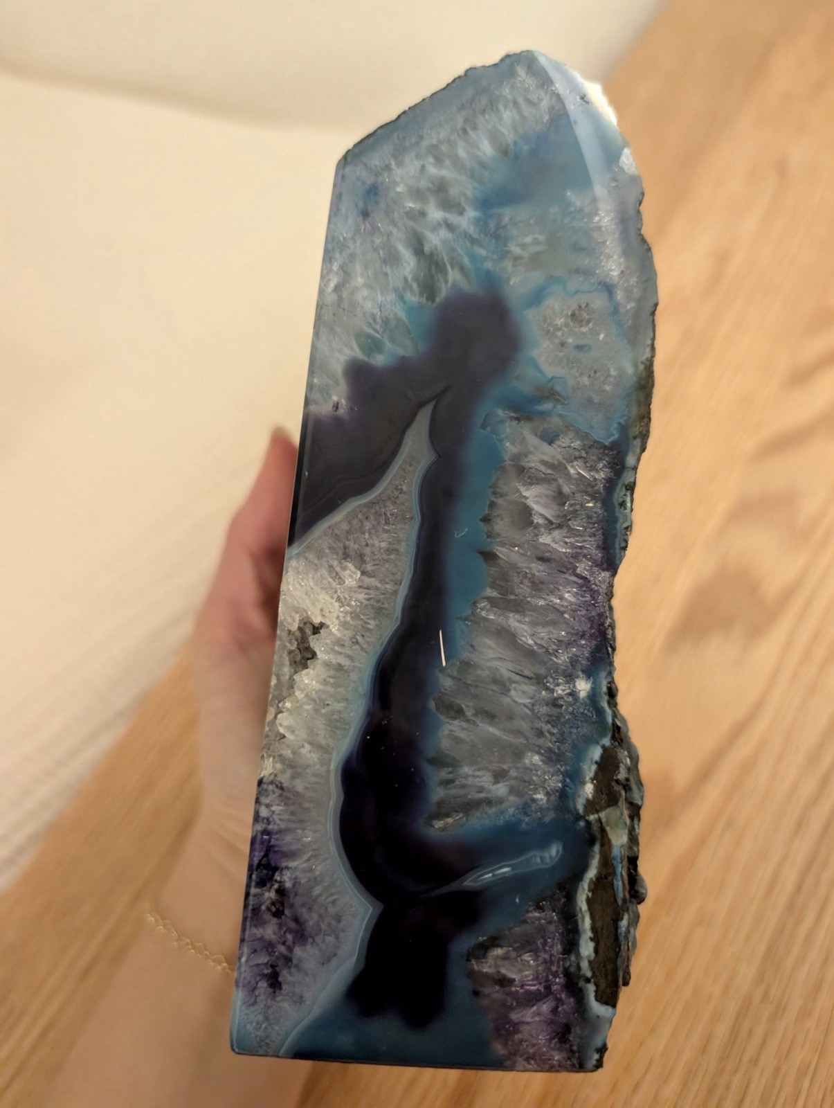Crystal Rock Decor – Blue/Purple – FREE SHIPPING